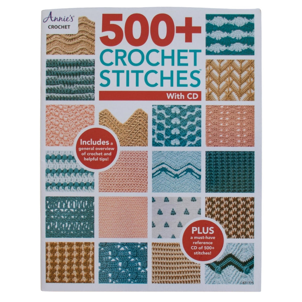 500+ Crochet Stitches by Annie's, Paperback