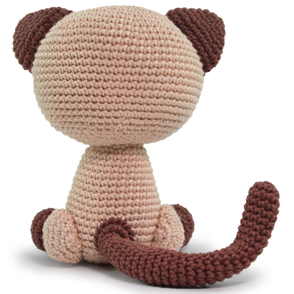 Animal Crochet Kit. Feline Crafting. Cat Crochet Intermediate Kit