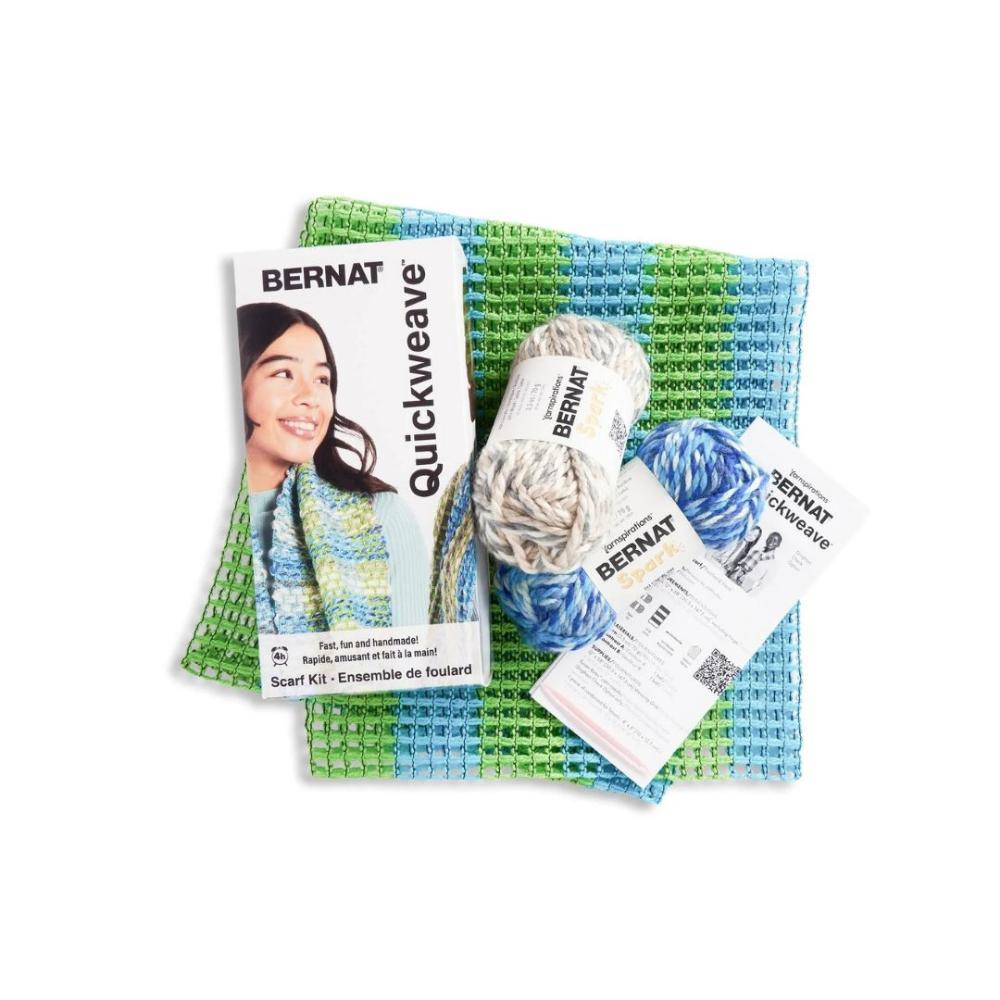 Bernat Quickweave Scarf Weaving Kit - Aqua Twist