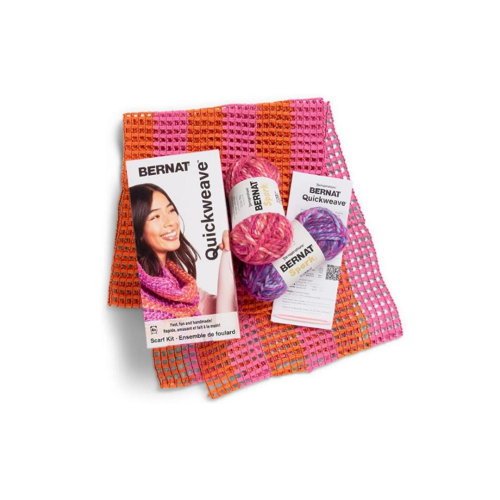 Bernat Quickweave Scarf Weaving Kit - Citrus Twist