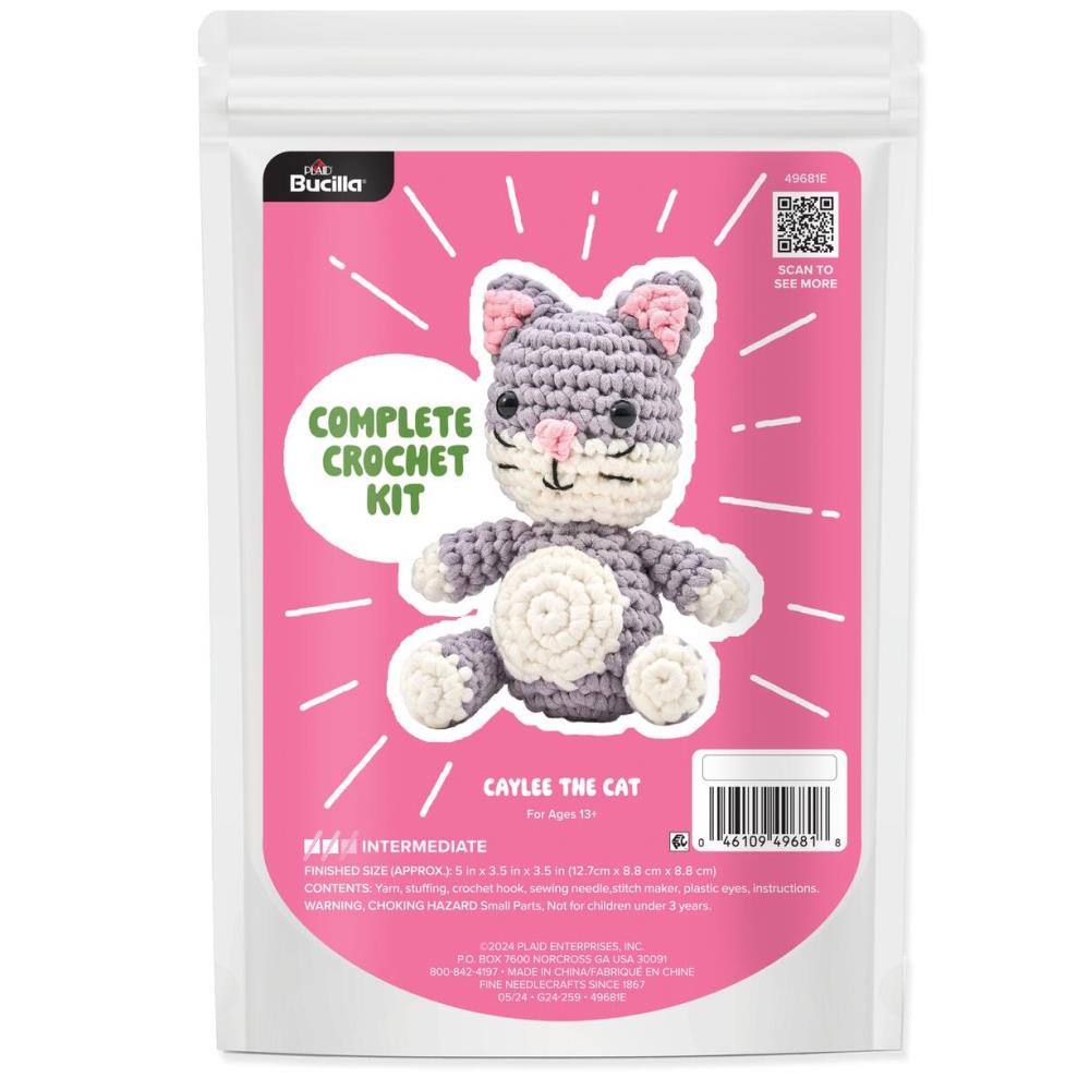 Bucilla Amigurumi Crochet Kit "Caylee the Cat"