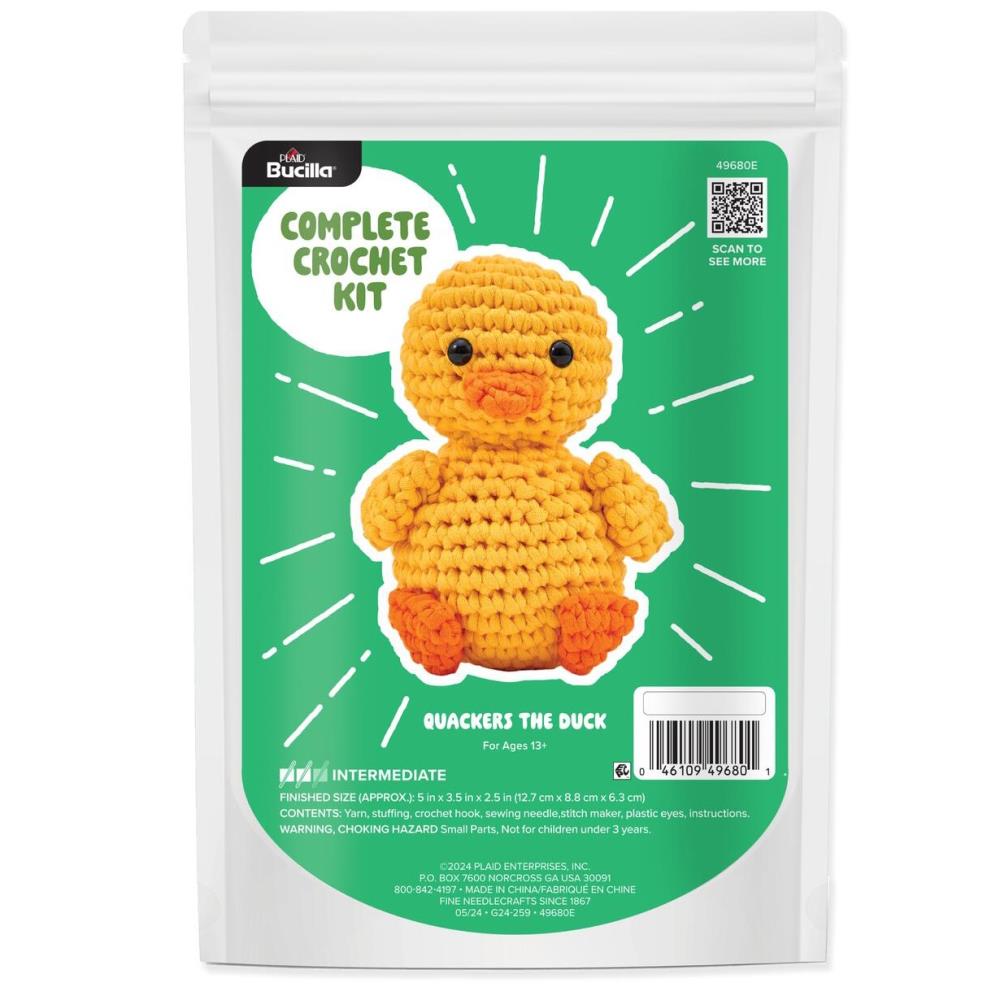 Bucilla Amigurumi Crochet Kit "Quackers the Duck"