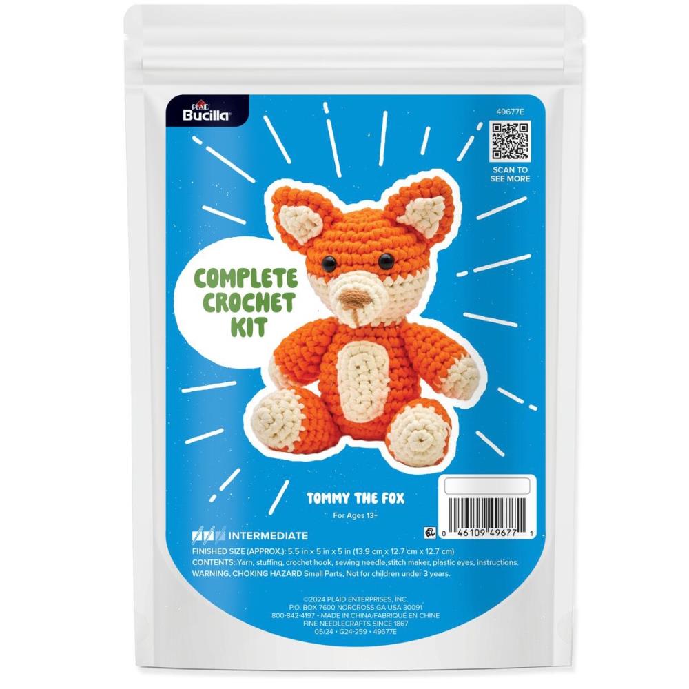 Bucilla Amigurumi Crochet Kit "Tommy the Fox"