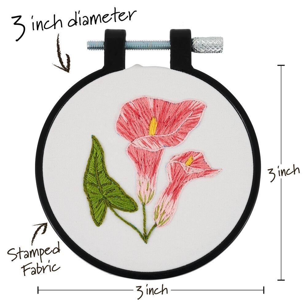 Bucilla Stamped Embroidery Kit - Delicate Lily