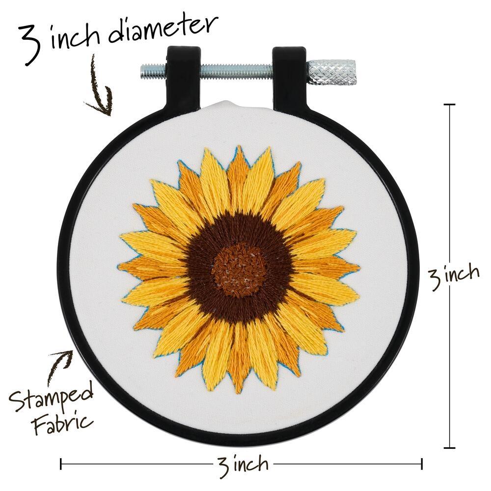 Bucilla Stamped Embroidery Kit - Sunflower