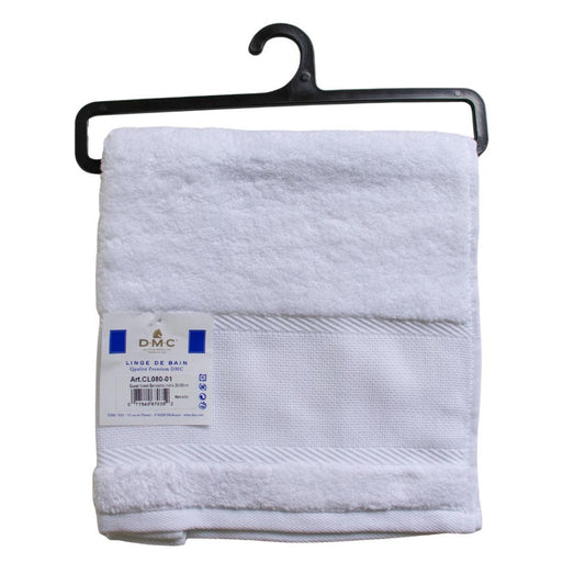 DMC Stitchable Guest Towel - White 30cm x 50cm