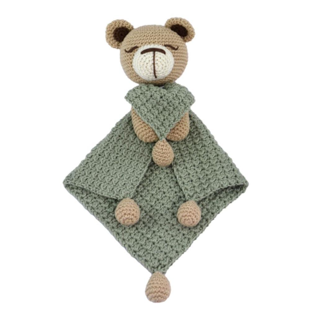 Circulo Amigurumi Kit "Lovey Blanket" Teddy Bear