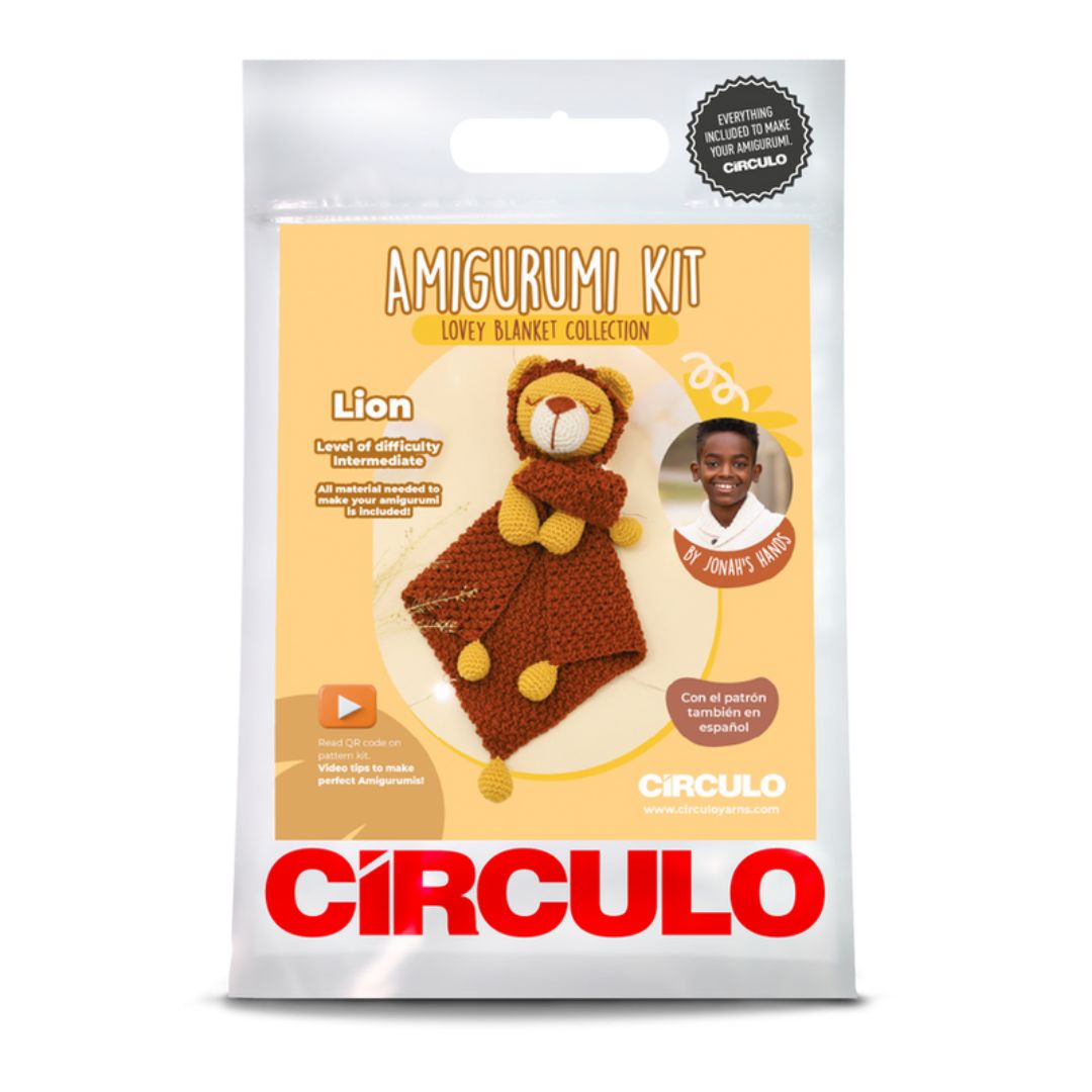 Circulo Amigurumi Kit "Lovey Blanket" Lion