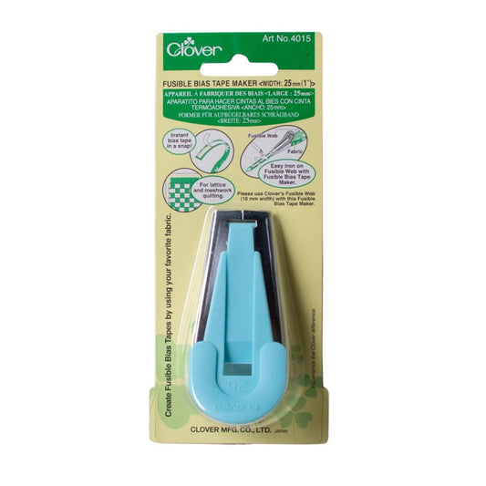 Clover 4015 Fusible Bias Tape Maker 25mm (1 inch)