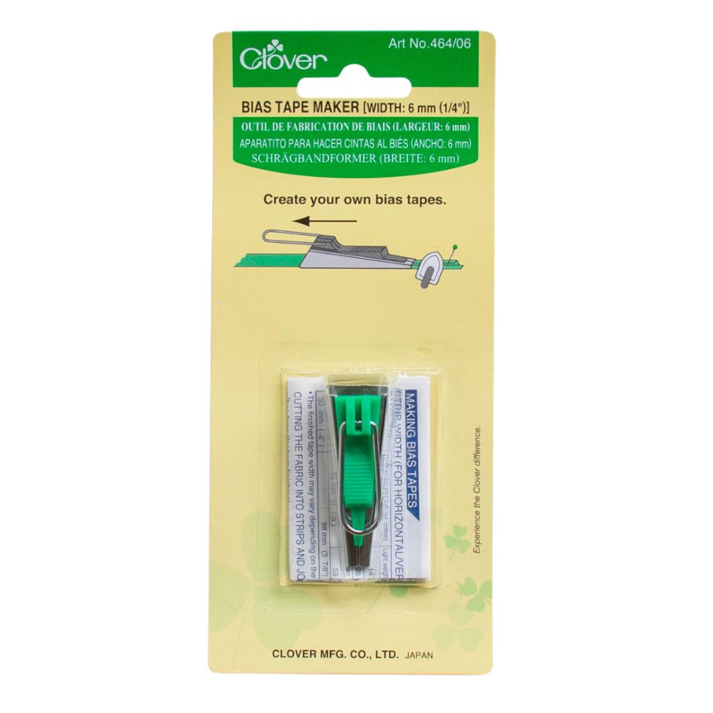 Clover 464/06 Bias Tape Maker 6mm (0.25 inch)