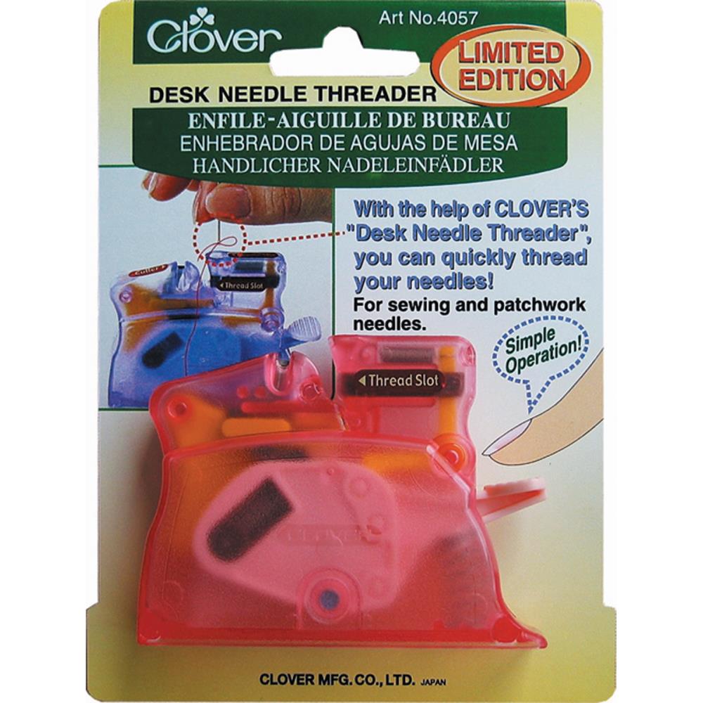 Clover 4071 Desk Needle Threader Pink