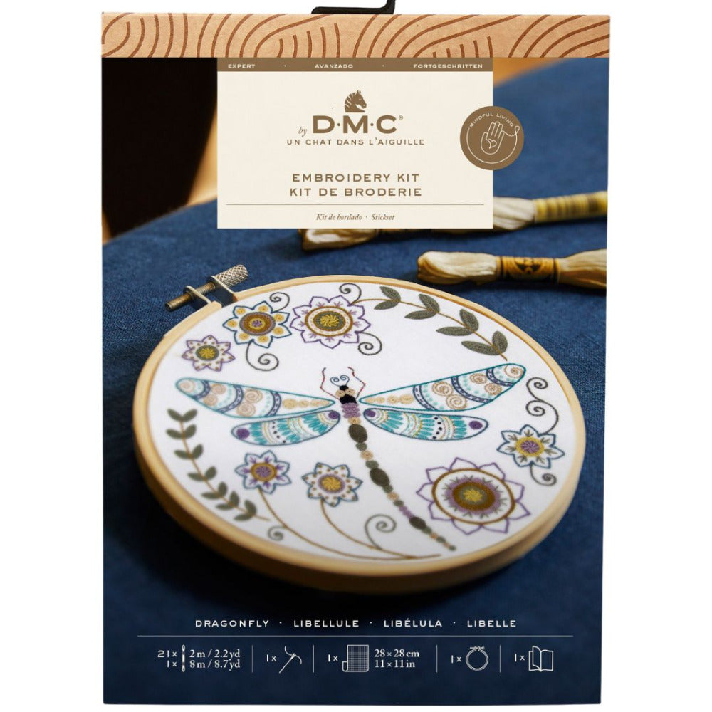 DMC Dragonfly Embroidery Kit