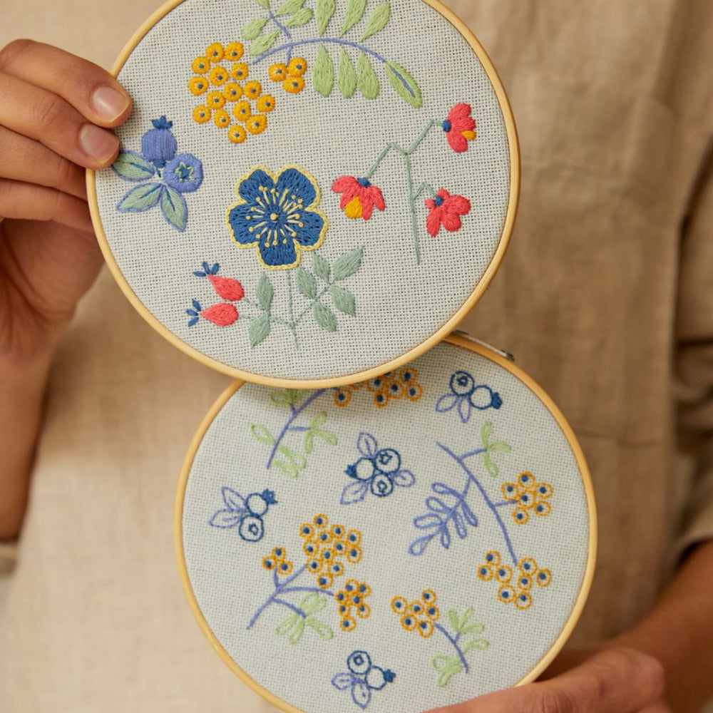 DMC Mindful Making "The Forest Fruits" Embroidery Duo Kit