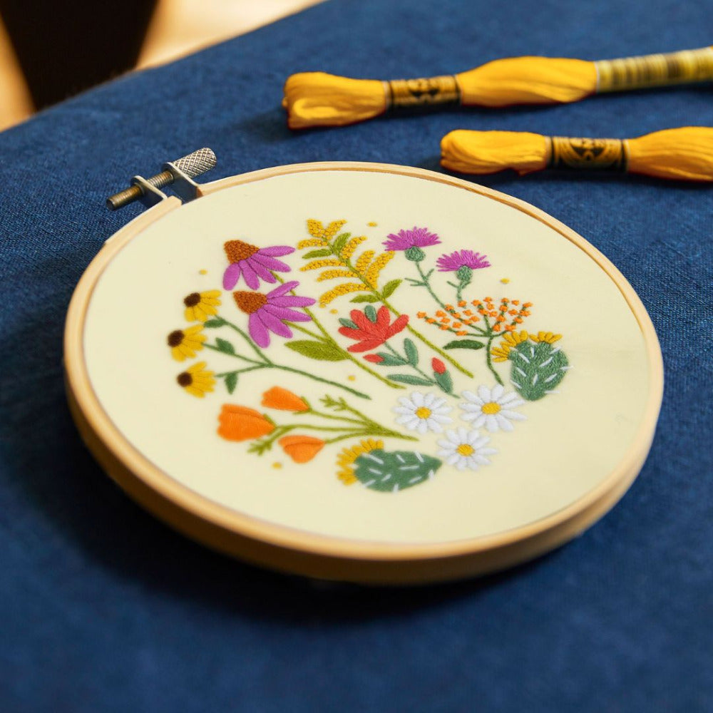 DMC Mediterranean Garden Embroidery Kit