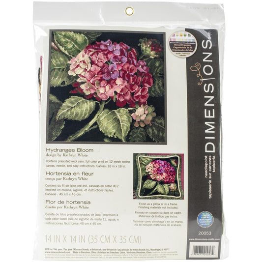 Dimensions 20053 Hydrangea Bloom Needlepoint Kit