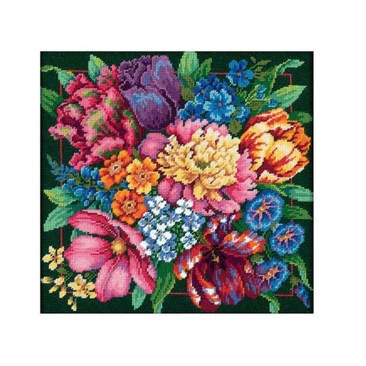 Dimensions 72-120011 Floral Splendor Needlepoint Kit