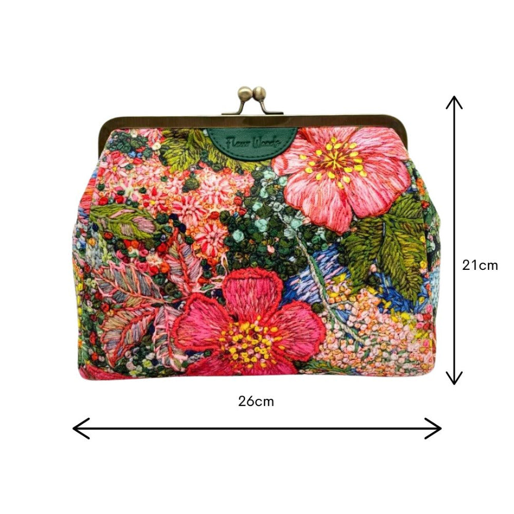 Fleur Woods Large Clutch