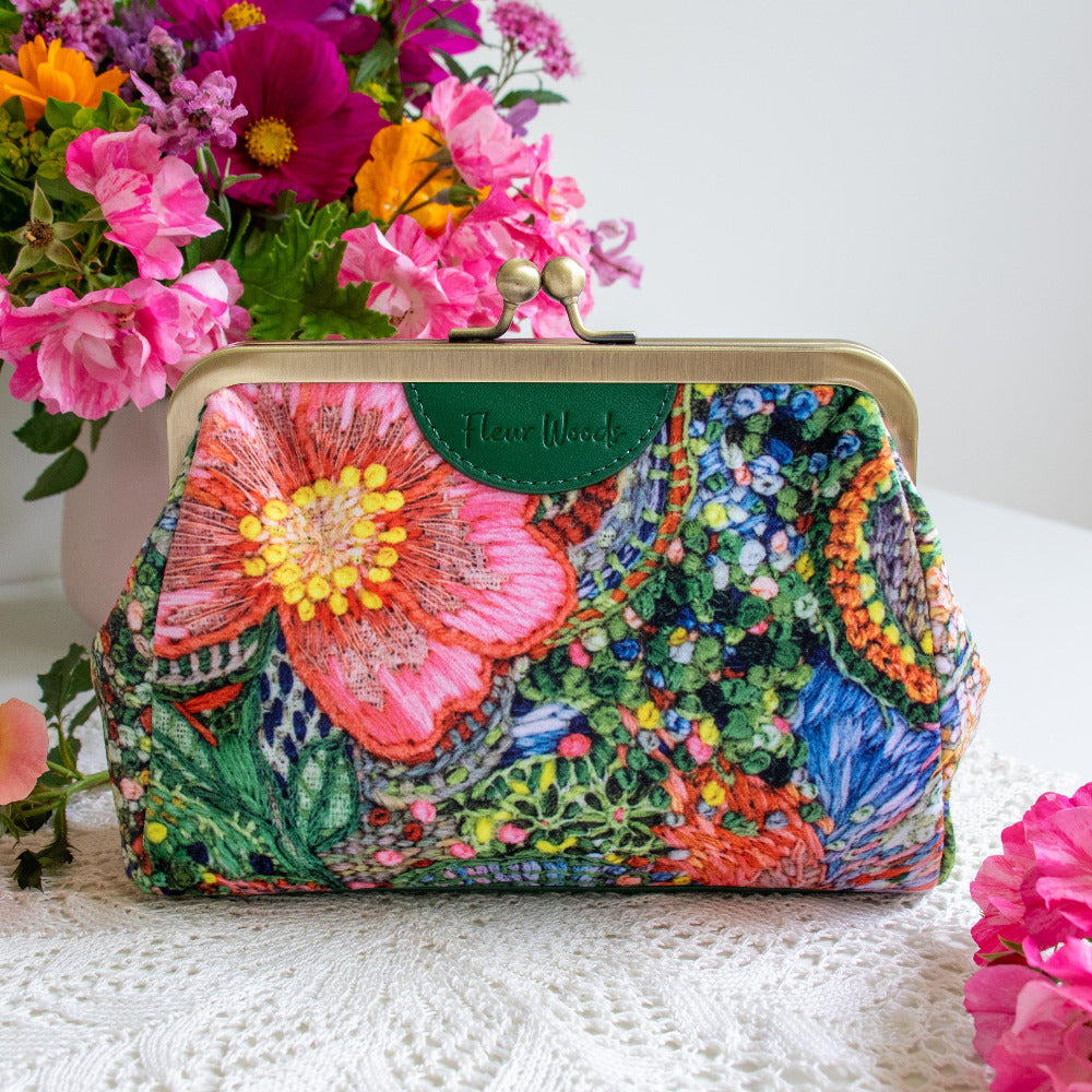 Fleur Woods Small Clutch