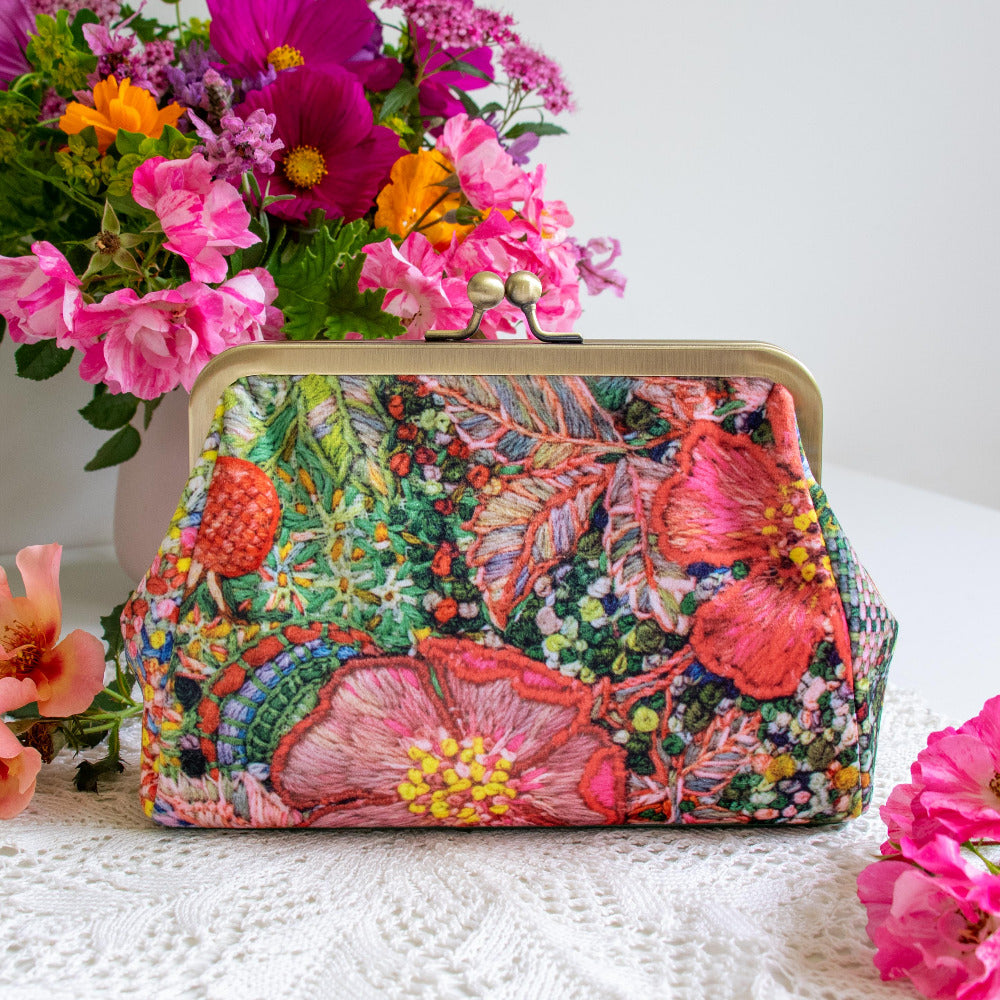 Fleur Woods Small Clutch