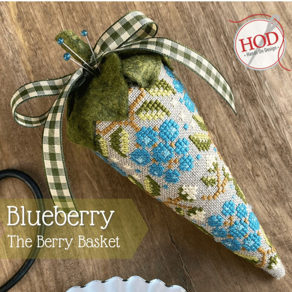 Hands on Design "Blueberry - The Berry Basket" Cross Stitch Pattern