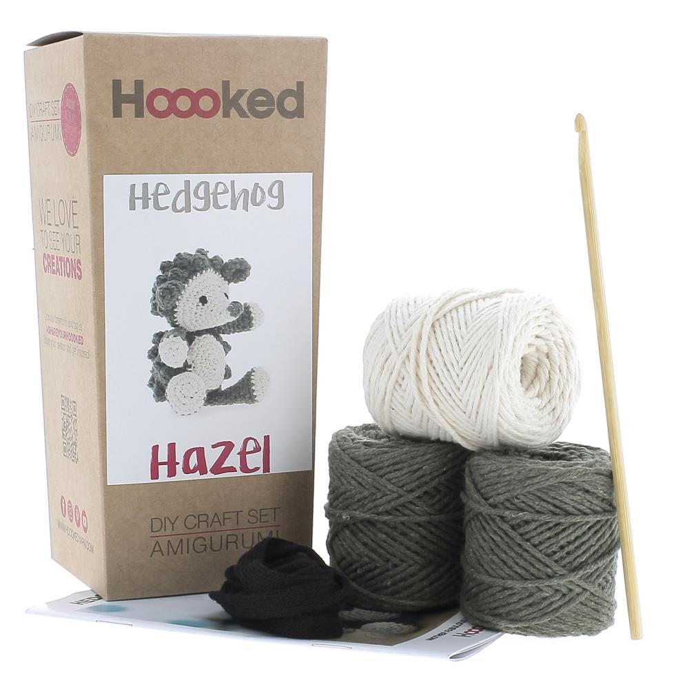 Hoooked Crocheted Amigurumi "Hazel" Hedgehog Kit