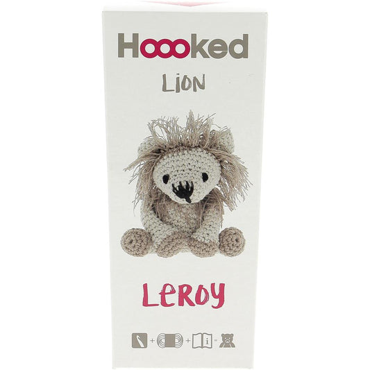 Hoooked Crocheted Amigurumi "Leroy" Lion Kit