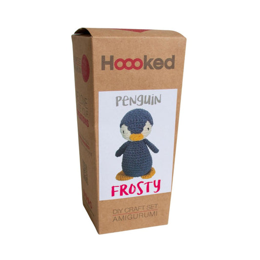 Hoooked Crocheted Amigurumi "Frosty" Penguin Kit