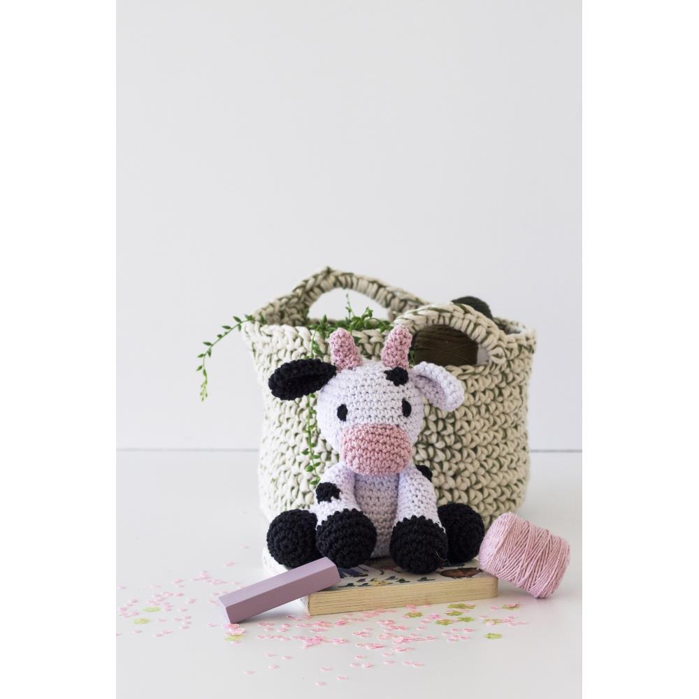 Hoooked Crocheted Amigurumi "Kirby" Cow Kit