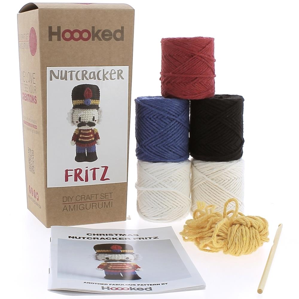 Hoooked Crocheted Amigurumi "Fritz" Nutcracker Kit