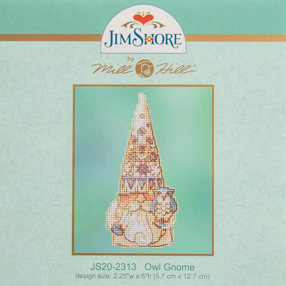 Mill Hill JS20-2311 Jim Shore "Owl Gnome" Counted Cross Stitch Kit