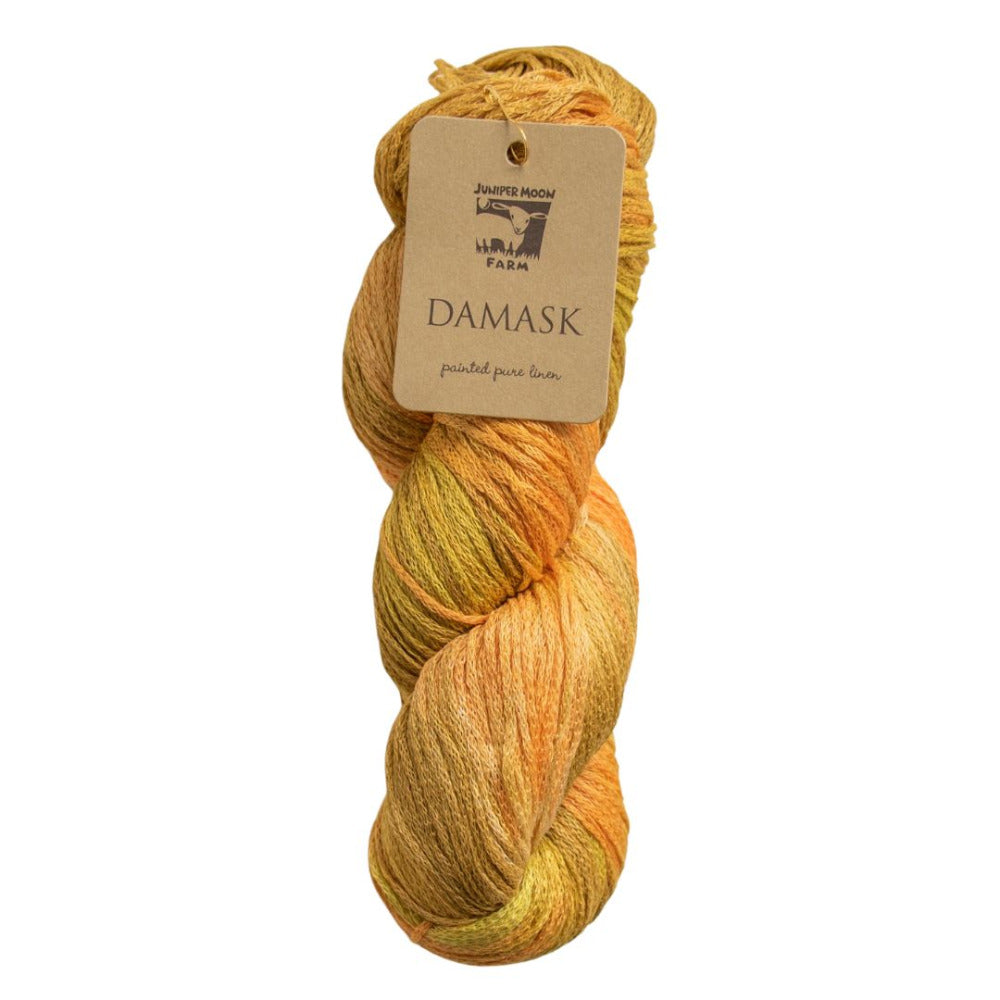 Juniper Moon Damask 02 Citron