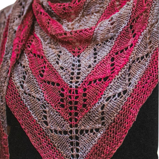 The Daria Shawl featuring Juniper Moon Damask