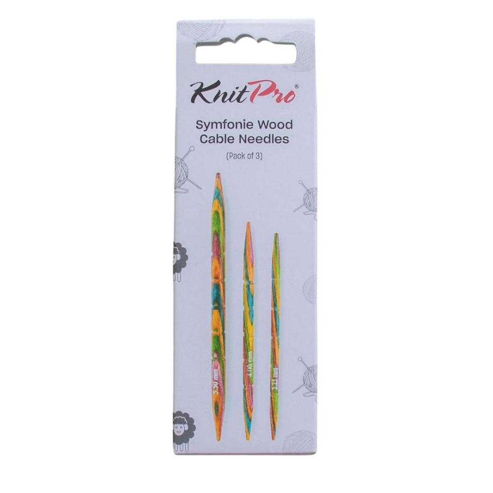 KnitPro 20501 Symfonie Wood Cable Needles Set of Three