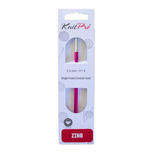 KnitPro Zing Crochet Hook 5.0mm