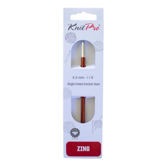 KnitPro Zing Crochet Hook 5.5mm