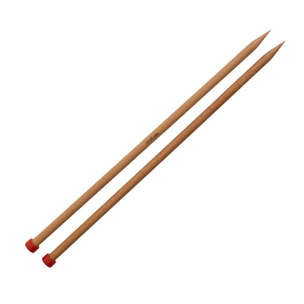 KnitPro Basix Single Point Knitting Needles 10.00mm/35cm