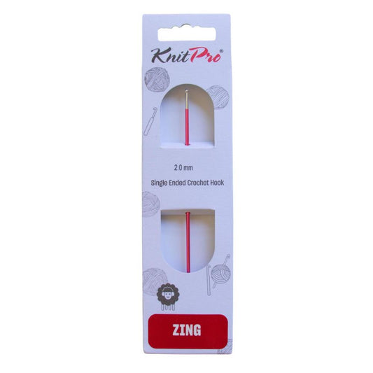 KnitPro Zing Crochet Hook 2.0mm