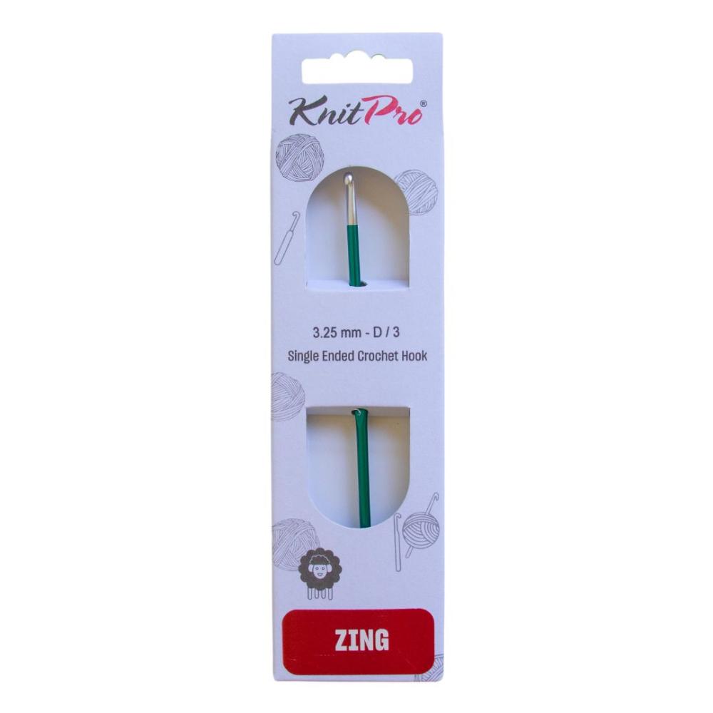 KnitPro Zing Crochet Hook 3.25mm