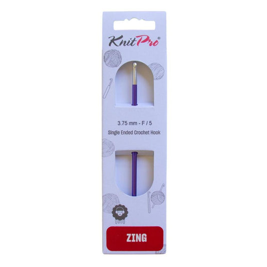 KnitPro Zing Crochet Hook 3.75mm