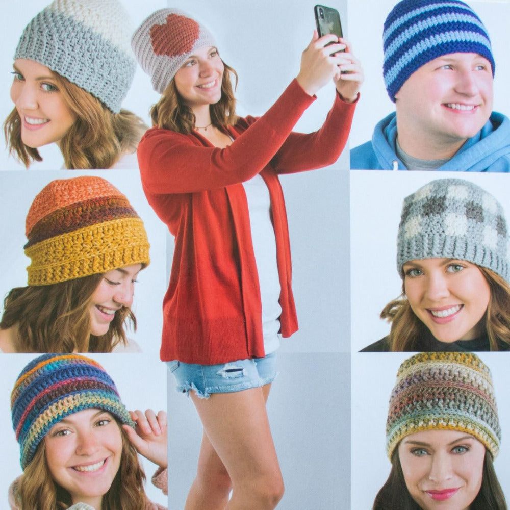 Learn to Crochet Top-Down Beanies