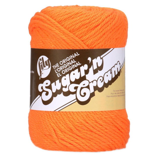 Lily Sugar 'n Cream 10 Ply Solids Hot Orange