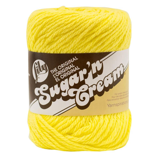 Lily Sugar 'n Cream 10 Ply Solids Sunshine