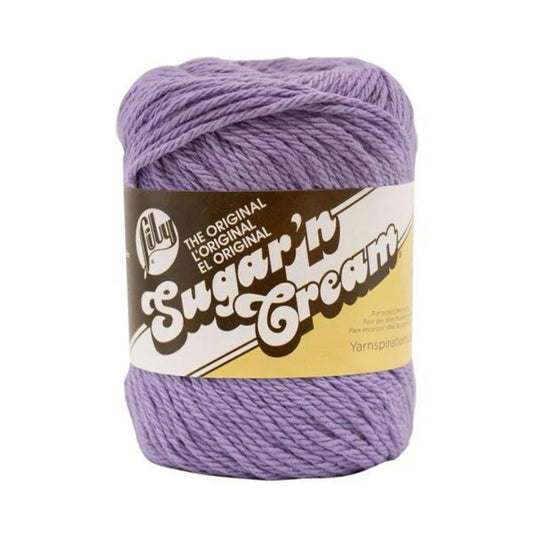 Lily Sugar 'n Cream 10 Ply Solids Hot Purple