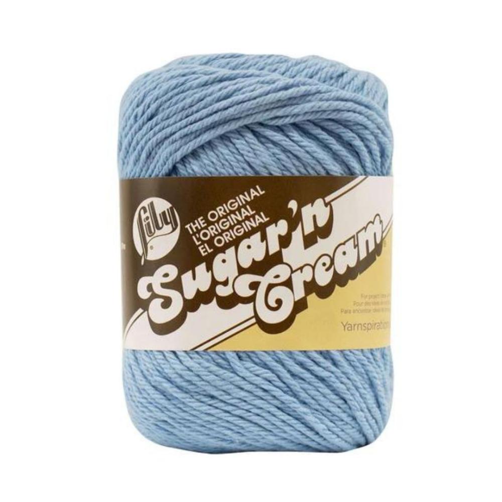 Lily Sugar 'n Cream 10 Ply Solids Light Blue