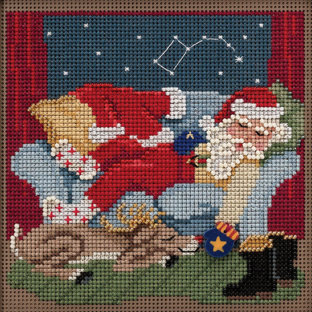 Mill Hill MH14-2133 Goodnight Santa Cross Stitch Kit