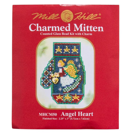 Mill Hill MHCM50 Angel Heart Charmed Mitten Cross Stitch Kit