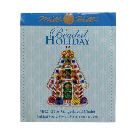 Mill Hill MH21-2116 Gingerbread Chalet Counted Cross Stitch Kit