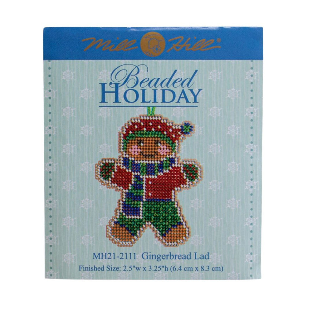 Mill Hill MH21-2111 Gingerbread Lad Counted Cross Stitch Kit