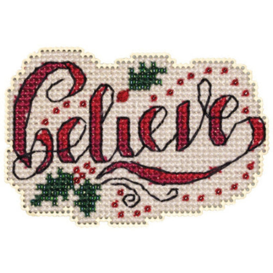 Mill Hill MH18-2333 Holly Believe Counted Cross Stitch Kit