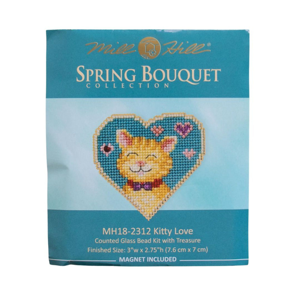 Mill Hill MH18-2312 Kitty Love Counted Cross Stitch Kit